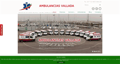 Desktop Screenshot of ambulanciasvallada.com