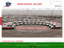 Tablet Screenshot of ambulanciasvallada.com